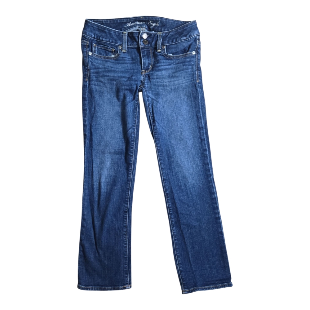 American Eagle Artist Cropped Women's Blue Jeans